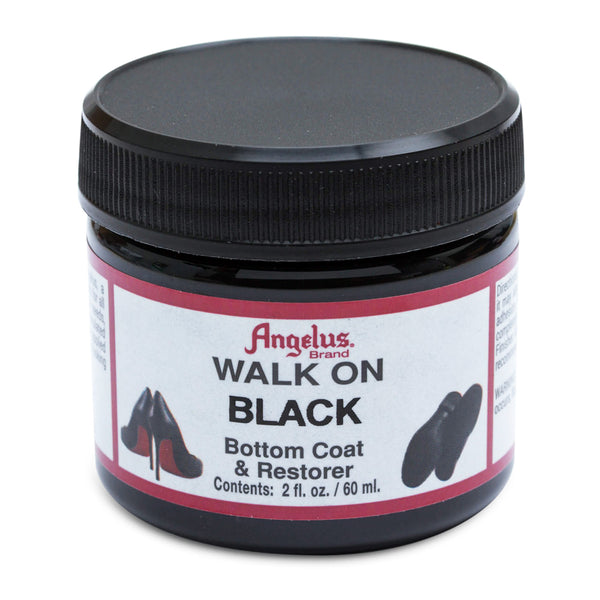 Angelus Walk On Black Bottom Coat Restorer 2 Oz by Hilason – Cowboy and equestrian accessories
