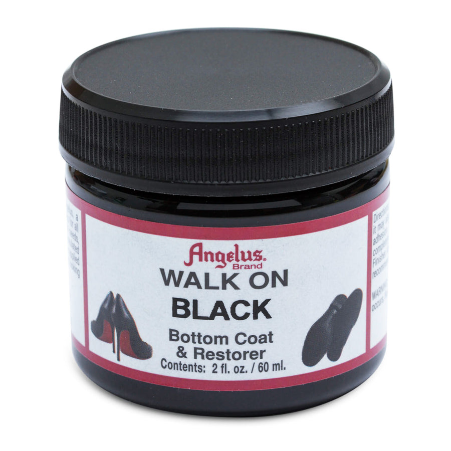 Angelus Walk On Black Bottom Coat Restorer 2 Oz by Hilason – Cowboy and equestrian accessories