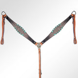 AMERICAN DARLING W. H. Headstall Breast Collar Set Leather – Hilason