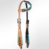 AMERICAN DARLING W. H. Headstall Breast Collar Set Leather – Hilason