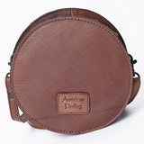 ADBGZ389 American Darling Hand Tooled Hair On Genuine Leather Women Bag Western Handbag Purse