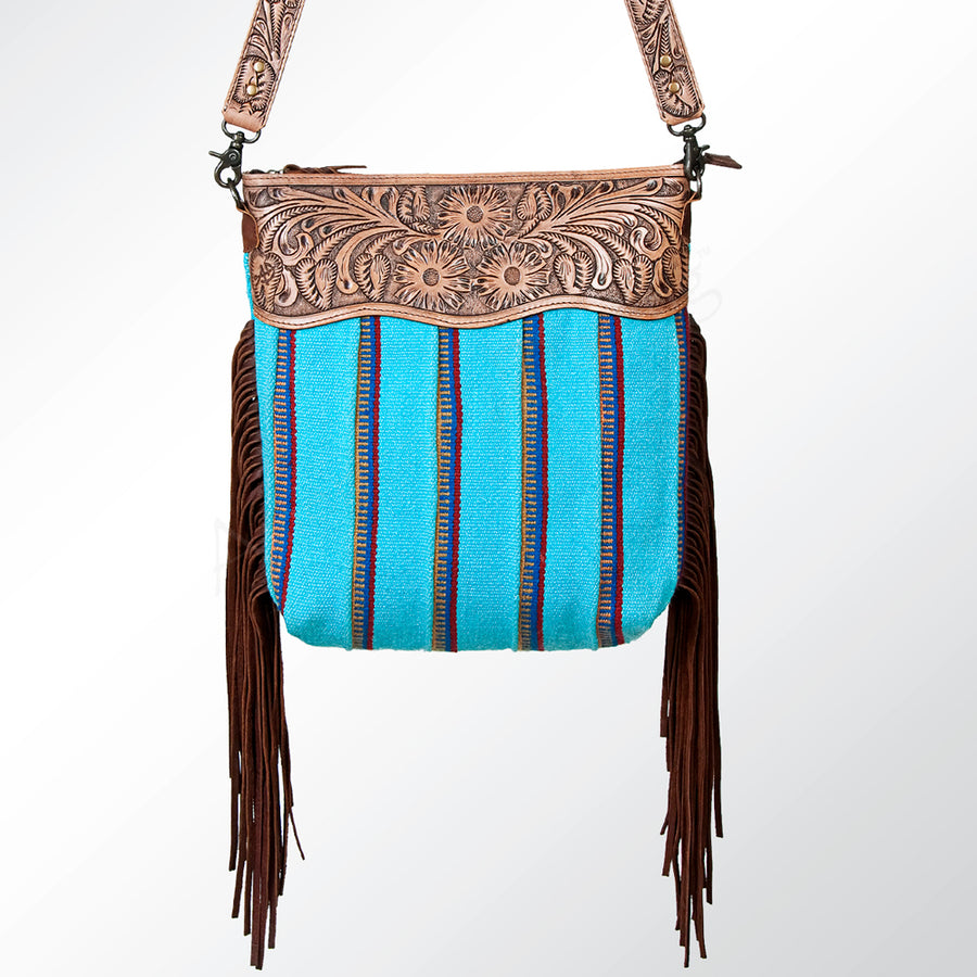 American Darling Cross Body Hand Tooled Saddle Blanket Genuine Leather Western Women Bag Handbag Purse | Crossbody for |Cute