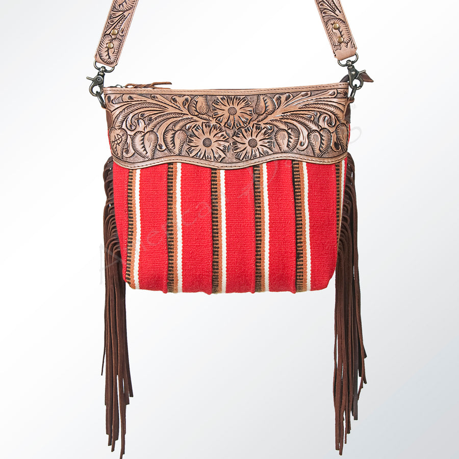 American Darling Cross Body Hand Tooled Saddle Blanket Genuine Leather Western Women Bag Handbag Purse | Crossbody for |Cute