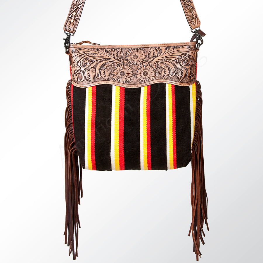American Darling Cross Body Hand Tooled Saddle Blanket Genuine Leather Western Women Bag Handbag Purse | Crossbody for |Cute
