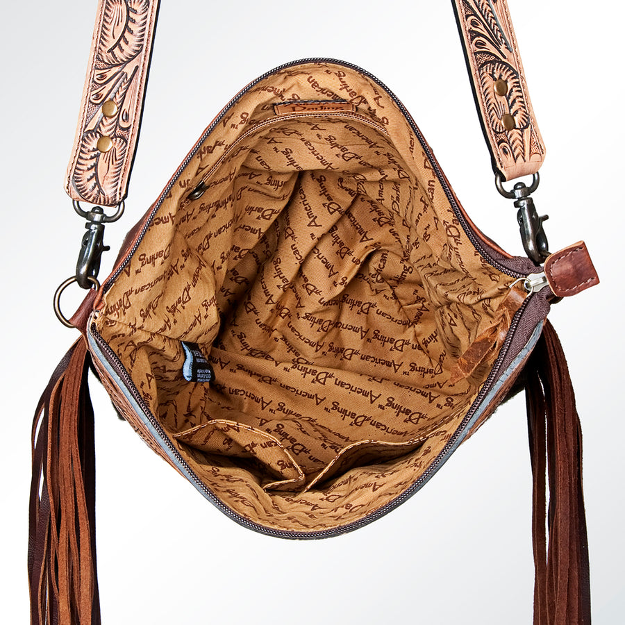 American Darling Cross Body Hand Tooled Saddle Blanket Genuine Leather Western Women Bag Handbag Purse | Crossbody for |Cute