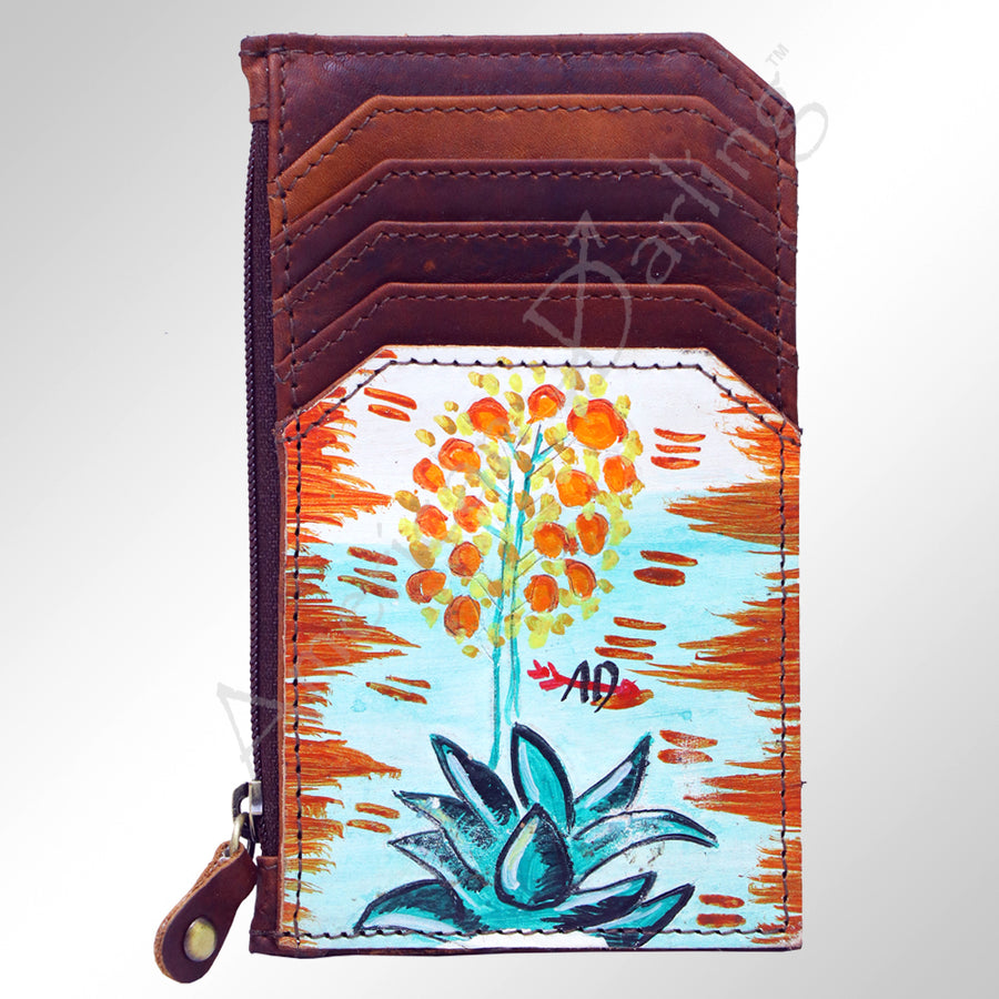 American Darling ADCCM101D5 Card-Holder Genuine Leather Women Bag W. by Hilason – Cowboy and equestrian accessories