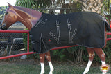HILASON 1200D Winter Waterproof Turnout Horse Blanket Belly Wrap| | Blankets for