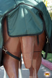 Hilason 1200D Winter Waterproof Horse Turnout Blanket Belly Wrap Green