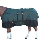 HILASON 1200D Winter Waterproof Poly Horse Blanket Belly Wrap Green | Horse Blanket | Horse Turnout Blanket | Horse Blankets for Winter | Waterproof Turnout Blankets for Horses | Blankets for Horses