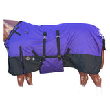 Hilason 1200D Winter Waterproof Horse Turnout Blanket Belly Wrap Purple