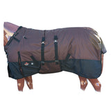 Hilason 1200D Winter Waterproof Poly Turnout Horse Blanket Belly Wrap Brown