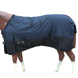 Hilason 600D Winter Waterproof Horse Turnout Blanket Belly Wrap Navy