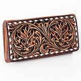 American Darling ADBGZ393 Wallet Hand Tooled Genuine Leather Women Bag Western Handbag Purse