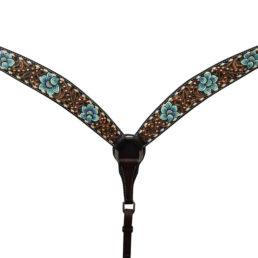HILASON W. H. Breast Collar American Leather by Hilason – Cowboy and equestrian accessories