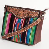 American Darling ADBGA187 Large Crossbody Hand Tooled Saddle Blanket Genuine Leather Women Bag Western Handbag Purse