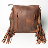 American Darling Cross Body Hand Tooled Hair On Genuine Leather Women Bag Western Handbag Purse