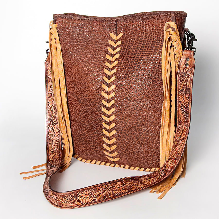 American Darling Large Cross Body Full Grain Genuine Leather Western Women Bag Handbag Purse | Crossbody for Cute - Uhorse