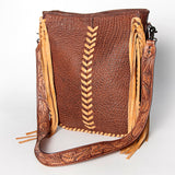 American Darling Messenger Saddle Blanket Genuine Leather Women Bag Western Handbag Purse