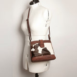 American Darling ADBGZ298A Cross Body I Hair On Genuine Leather Women Bag Western Handbag Purse