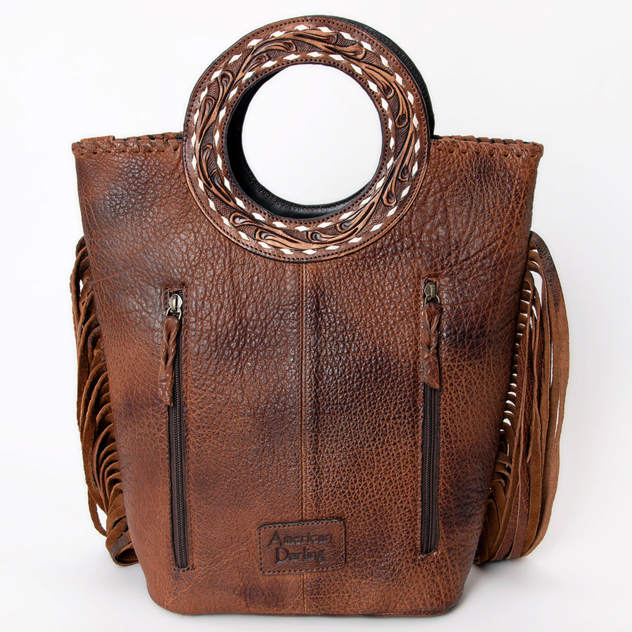 American Darling Tote Hair on Genuine Leather Western Women Bag Handbag Purse | Travel Bags College Casual