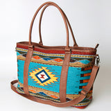 American Darling ADBG715 Tote Saddle Blanket Genuine Leather Women Bag Western Handbag Purse