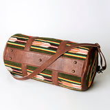 American Darling ADBG717 Duffel Saddle Blanket Genuine Leather Women Bag Western Handbag Purse