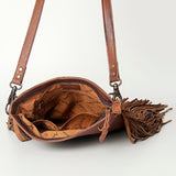 American Darling Hand Tooled Genuine Leather Women Bag Western Handbag Purse