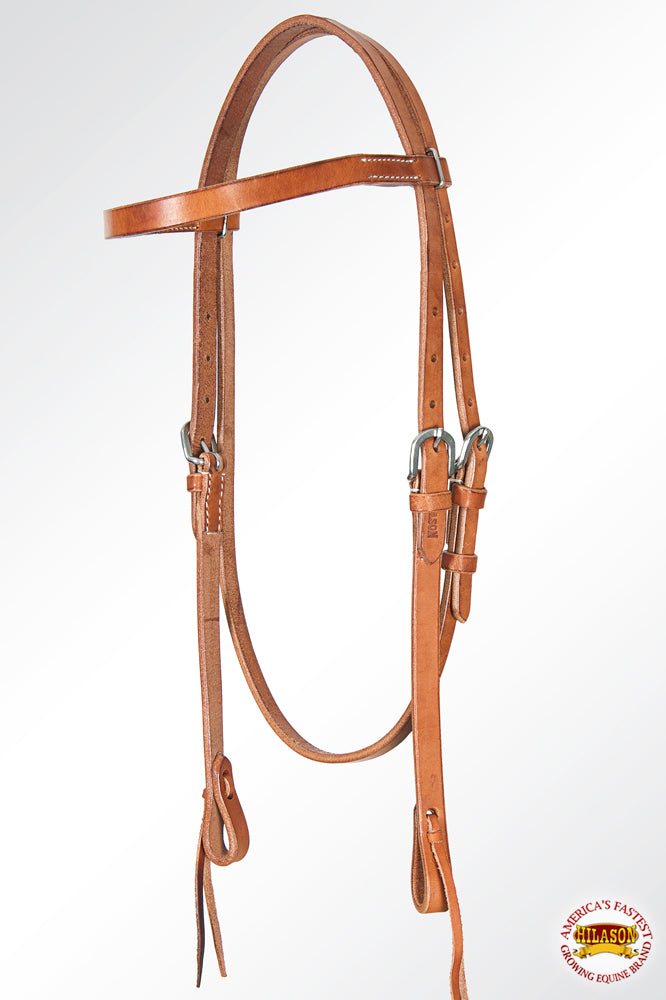 HILASON Western Horse One Ear Headstall Working Tack American Leather | for Horses Headstalls