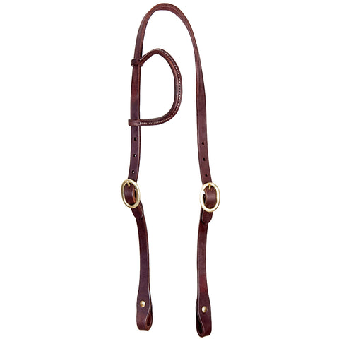 Hilason Western Horse One Ear Headstall American Leather Working Tack