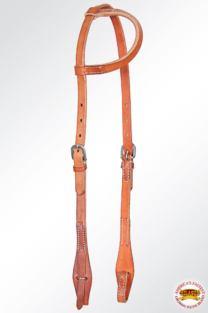 HILASON Western Horse One Ear Headstall Working Tack American Leather | for Horses Headstalls