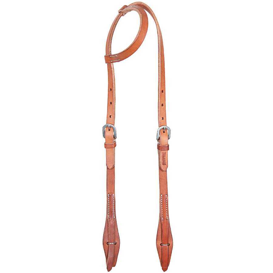 Hilason W. H. One Ear Headstall American Leather Working Tk. Tan – by Hilason – Cowboy and equestrian accessories