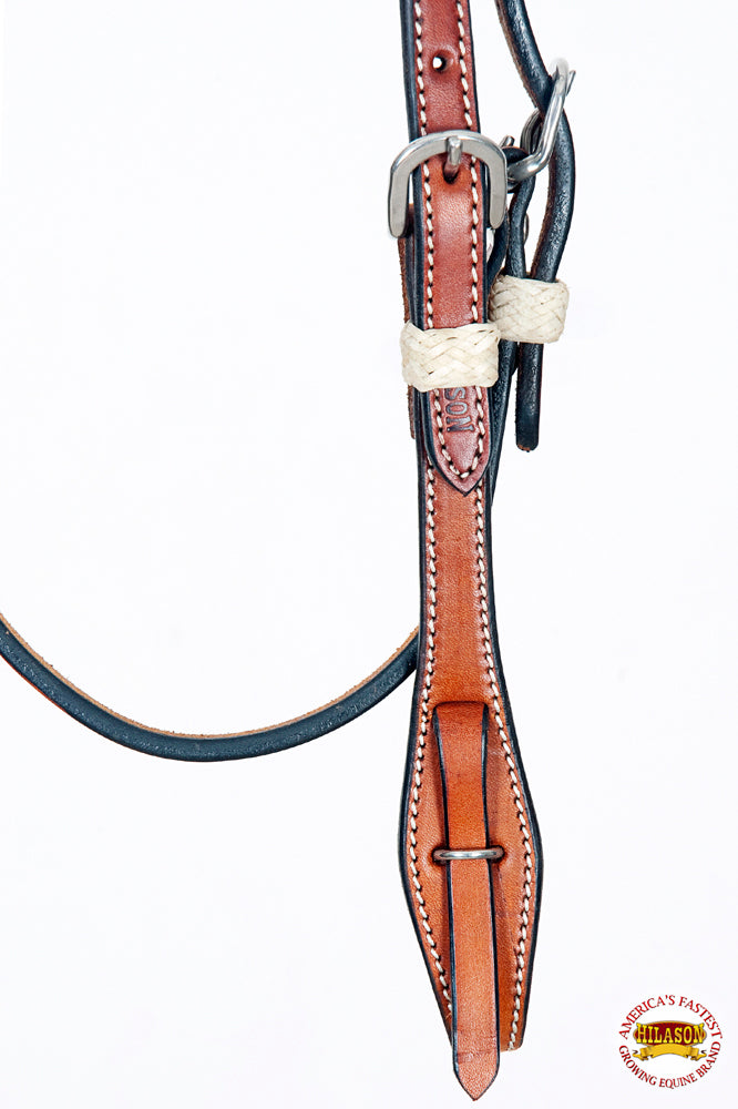 HILASON American Leather Horse Browband Headstall Working Tack Brown | for Horses Western Headstalls