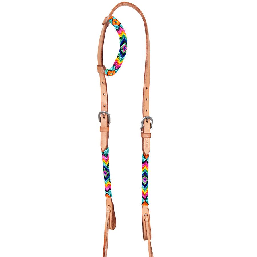 Hilason American Leather H. One Ear Headstall Working Tk. by Hilason – Cowboy and equestrian accessories