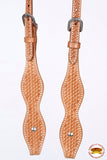 HILASON American Leather Horse One Ear Headstall Working Tack Tan | for Horses Western Headstalls