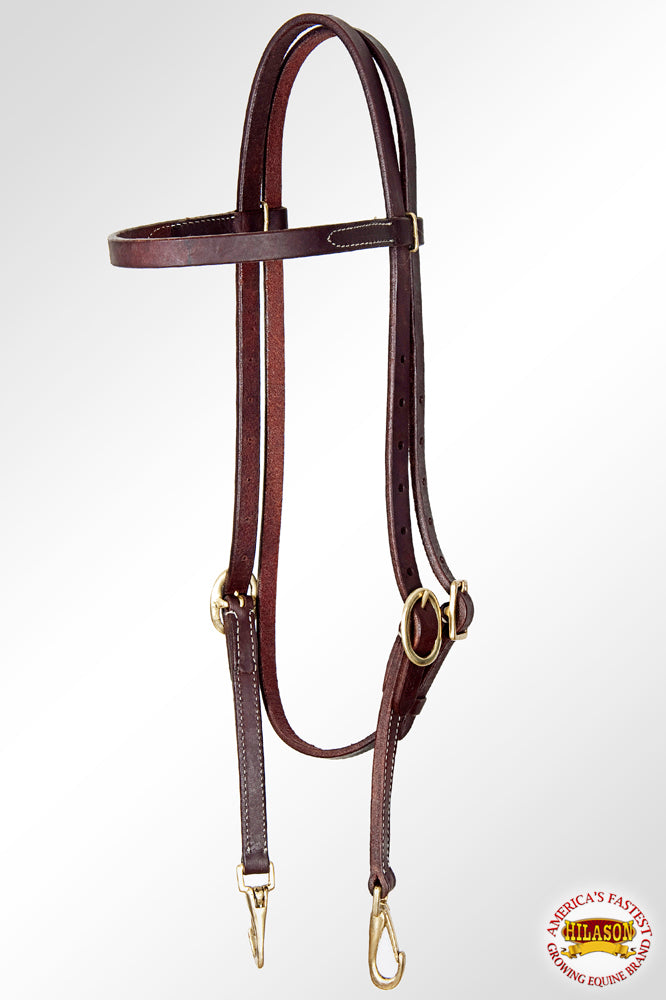 Hilason Western Horse Browband Headstall American Leather Working Tack