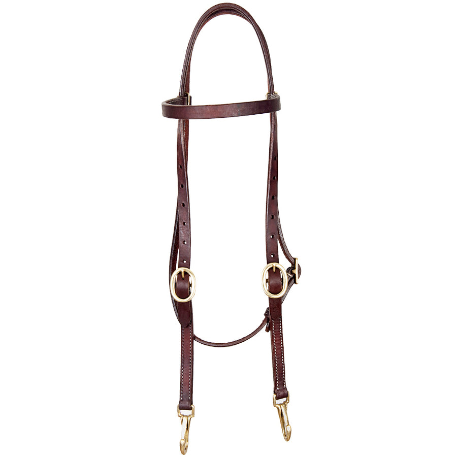 Hilason W. H. Browband Headstall American Leather Working Tk. – by Hilason – Cowboy and equestrian accessories