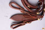 HILASON Western Horse American Leather Reins | Split Rein | Roper Roping Rein