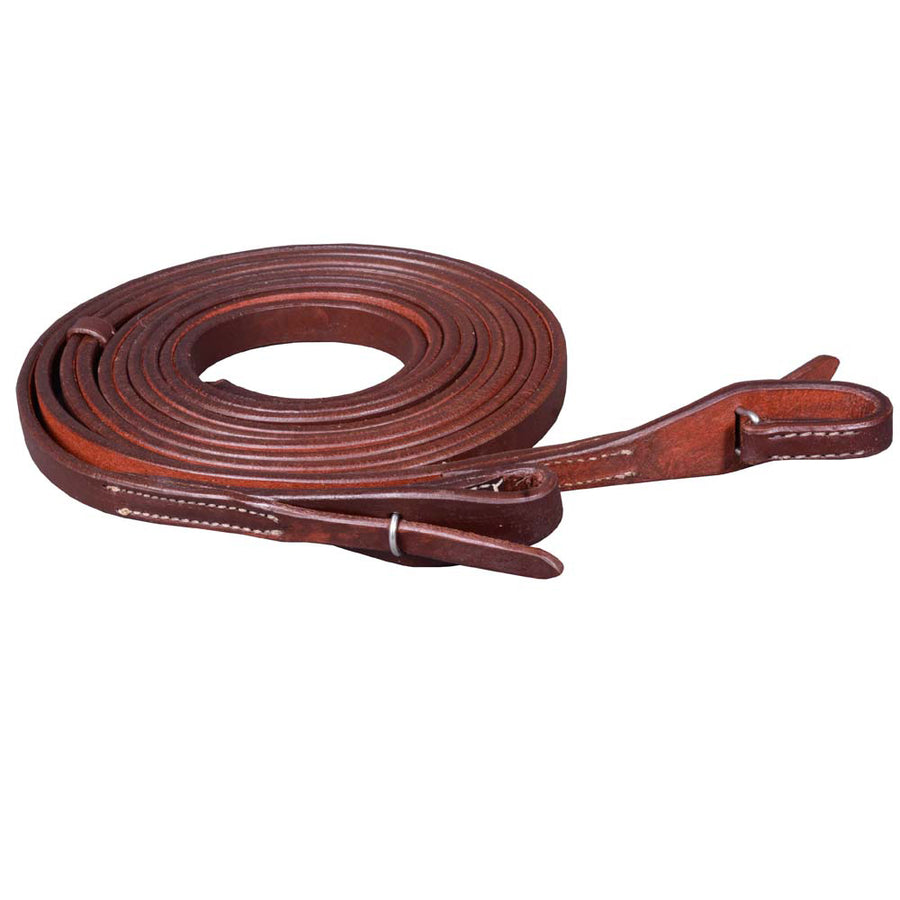 1/2 In X 8 ft Hilason American Leather Split Reins Brown by Hilason – Cowboy and equestrian accessories