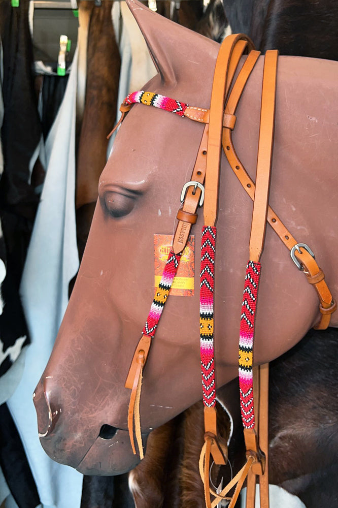 HILASON American Leather Horse Browband Headstall Working Tack Brown | for Horses Western Headstalls