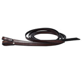 5/8 X 8 Ft Hilason American Leather Split Reins Chocolate Brown