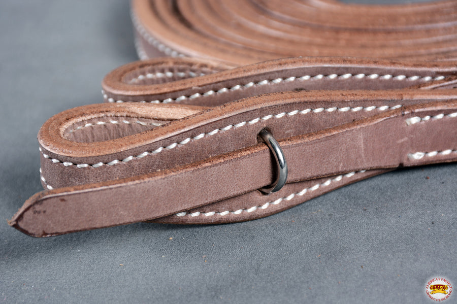 5/8 X 8 Ft Hilason American Leather Split Reins Chocolate