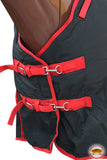 HILASON 1200D Winter Waterproof Turnout Horse Blanket Belly Wrap| | Blankets for