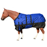 72" Hilason 600D Winter Waterproof Horse Turnout Blanket Belly Wrap Royal Blue - Uhorse