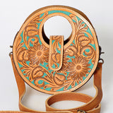 American Darling ADBG734 Hobo Hand Tooled Genuine Leather Women Bag Western Handbag Purse