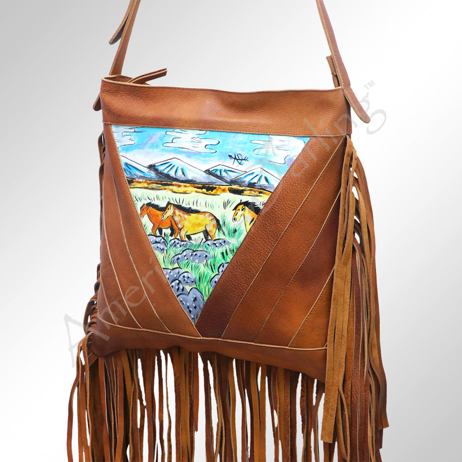 American Darling Cross Body Full Grain Genuine Leather Western Women Bag Handbag Purse | Crossbody for Cute - Uhorse