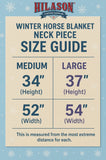 HILASON 1200D Winter Waterproof Poly Turnout Horse Hood Neck Cover | Covers for Horses
