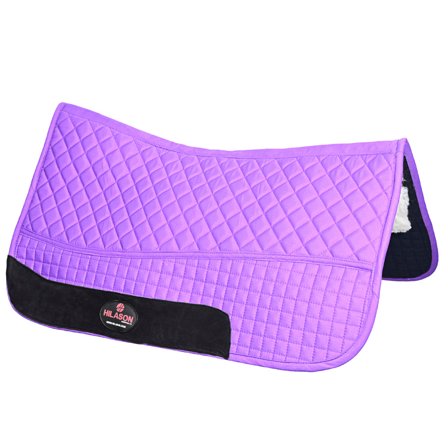 32 In x 34 In HILASON Western All Purpose Horse Saddle Pad - Uhorse