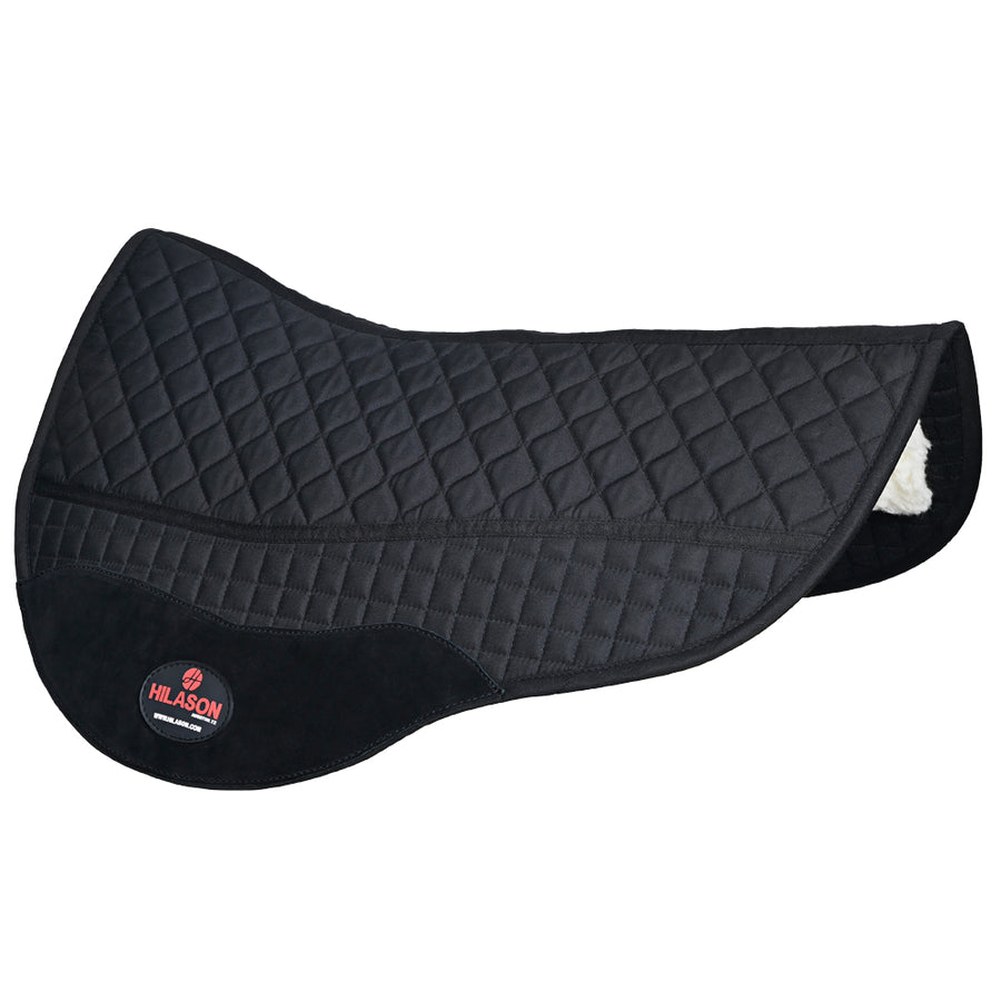 HILASON Western All Purpose Horse English Saddle Pad Black - Uhorse