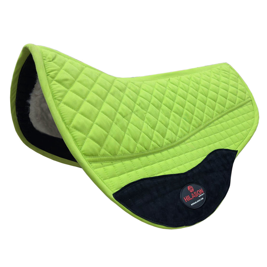 HILASON Western All Purpose Horse English Saddle Pad Lime Green - Uhorse