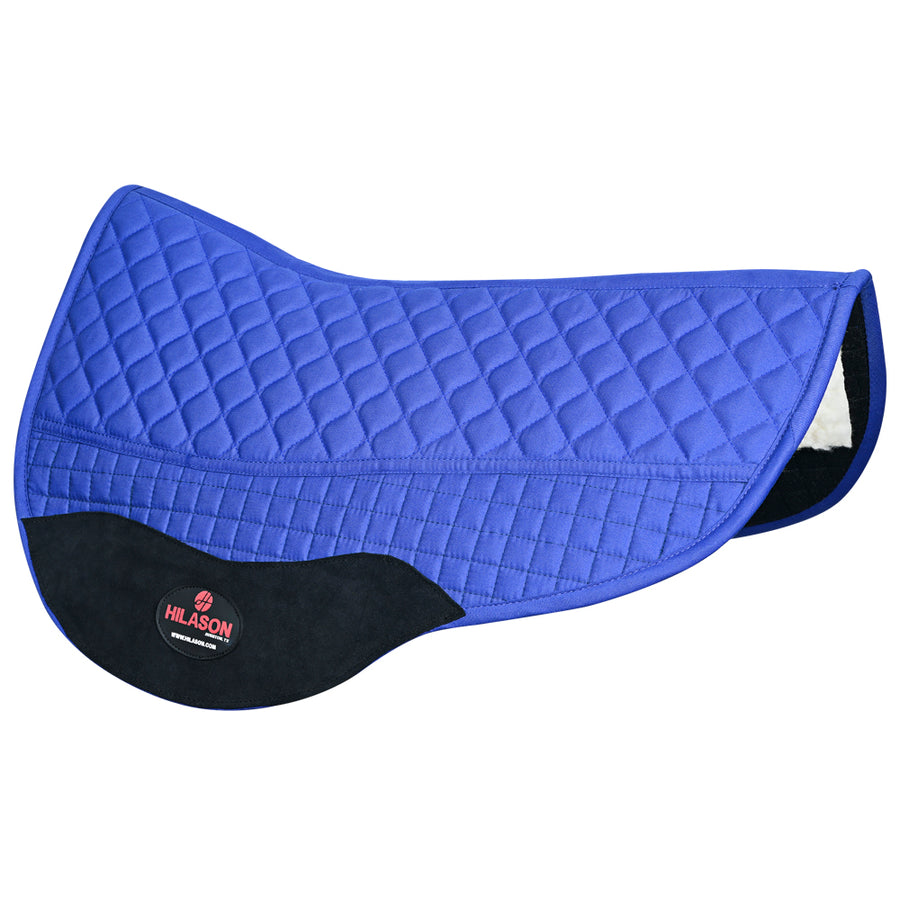 HILASON Western All Purpose Horse English Saddle Pad Royal Blue - Uhorse